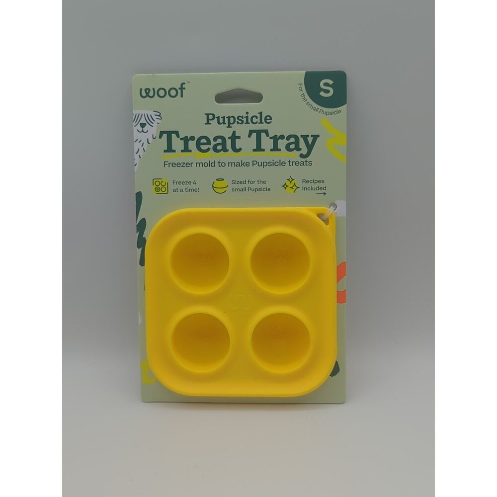 Woof Pupsicle Treat Tray Small Freezer Mold for Refills Low Mess Dog Treat NEW